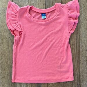 Old Navy Coral Flutter Sleeve Tee